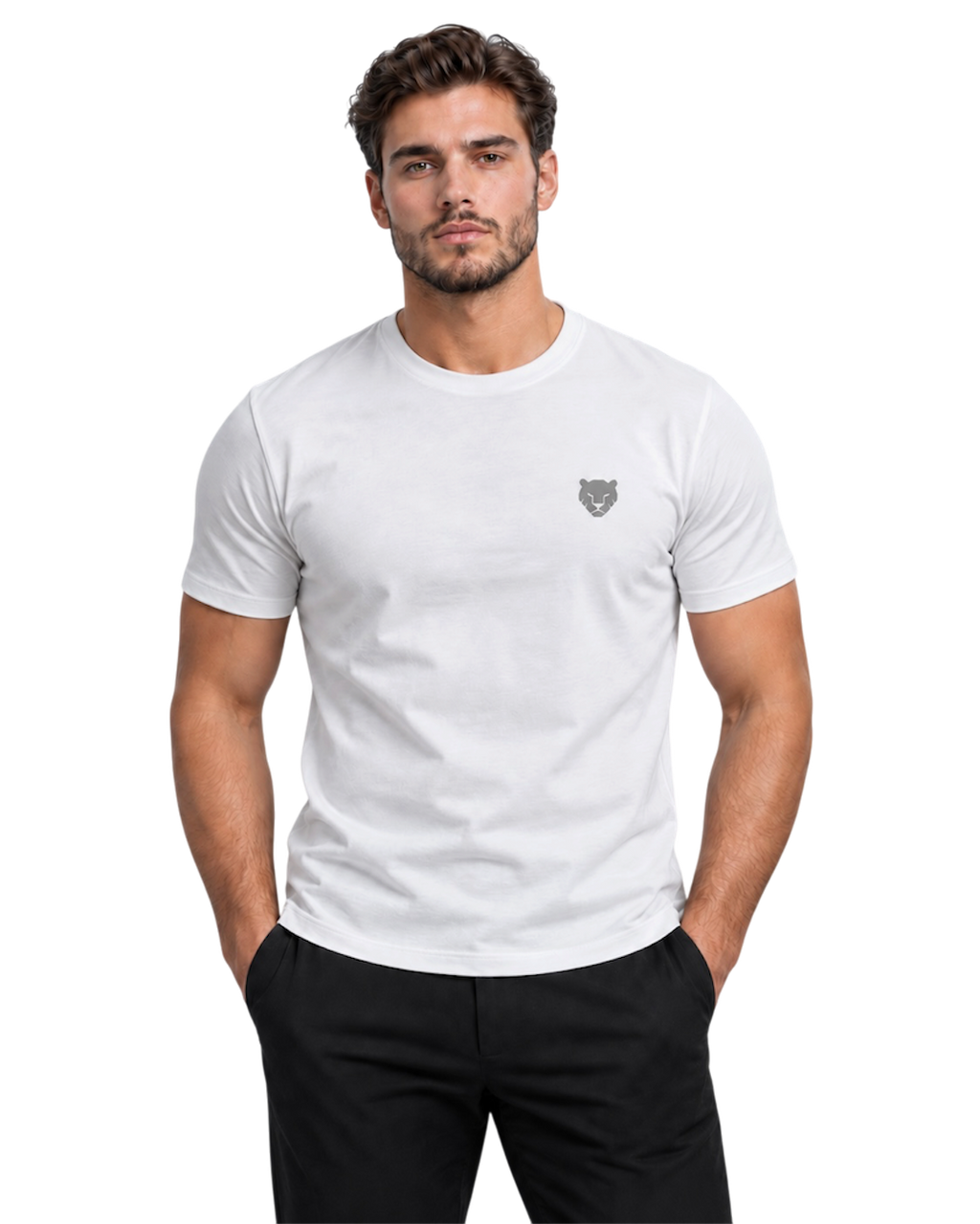 the foundation — white / silver