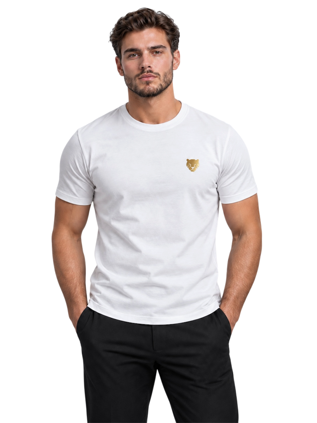 the foundation — white / gold