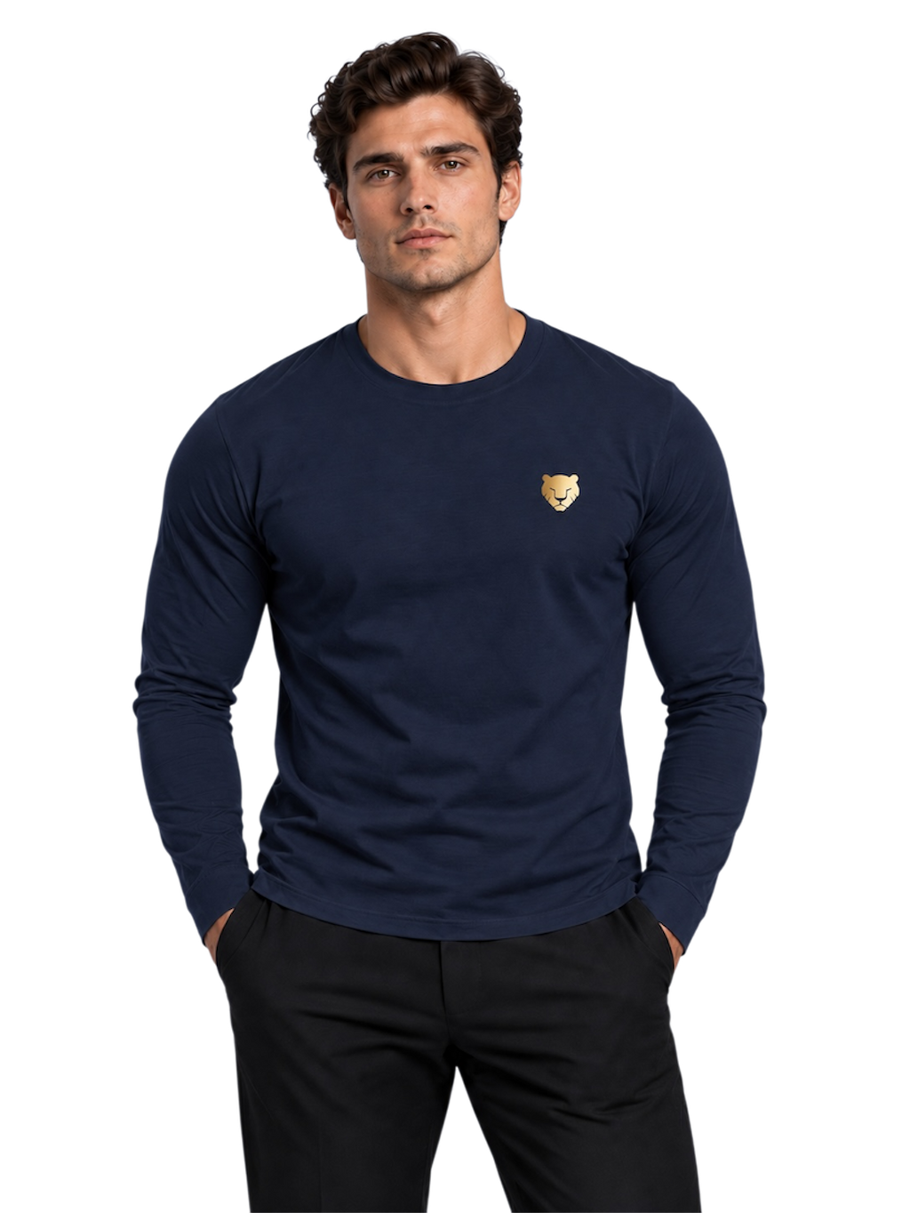 the reminder — navy / gold